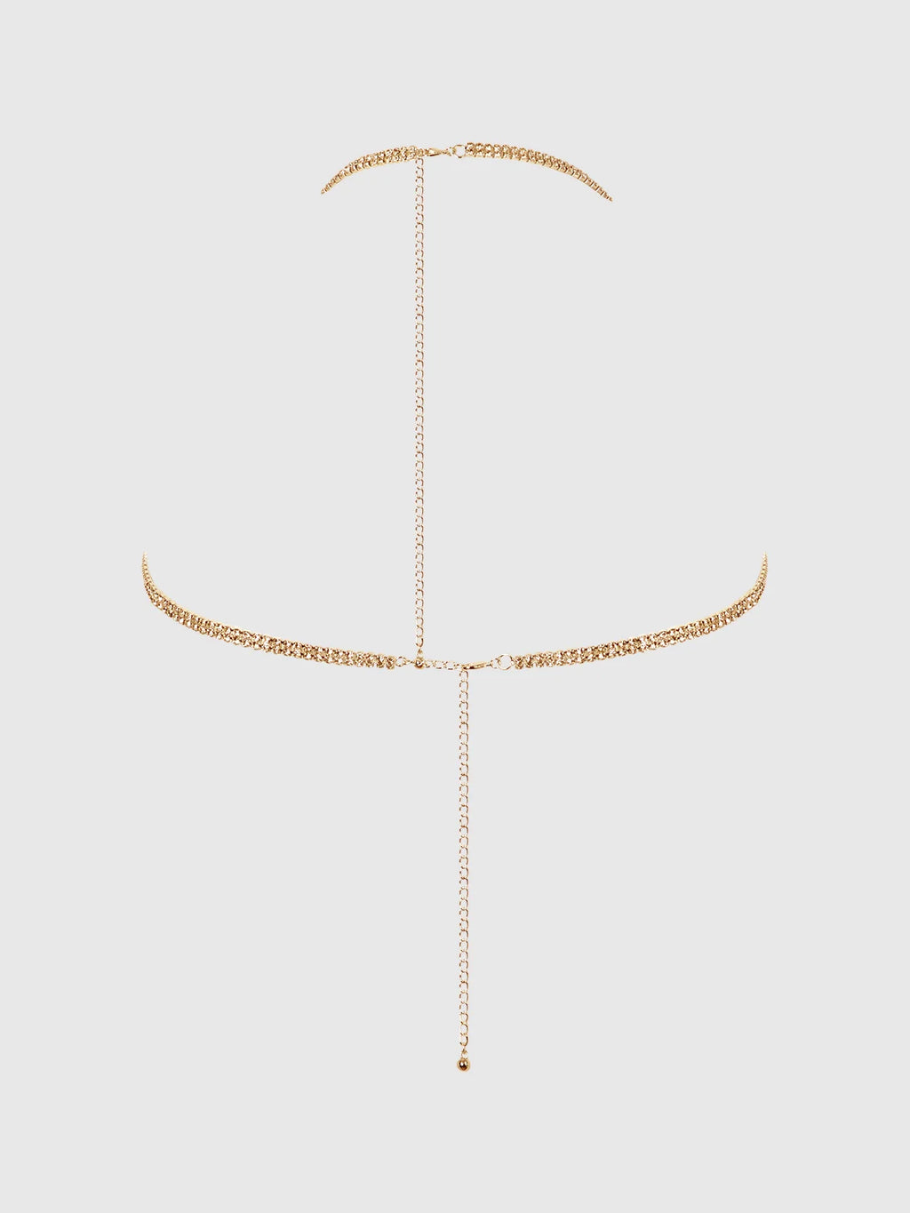 Bellvian™ Rhinestone Dangle V-Neck Bra