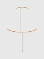 Bellvian™ Rhinestone Dangle V-Neck Bra