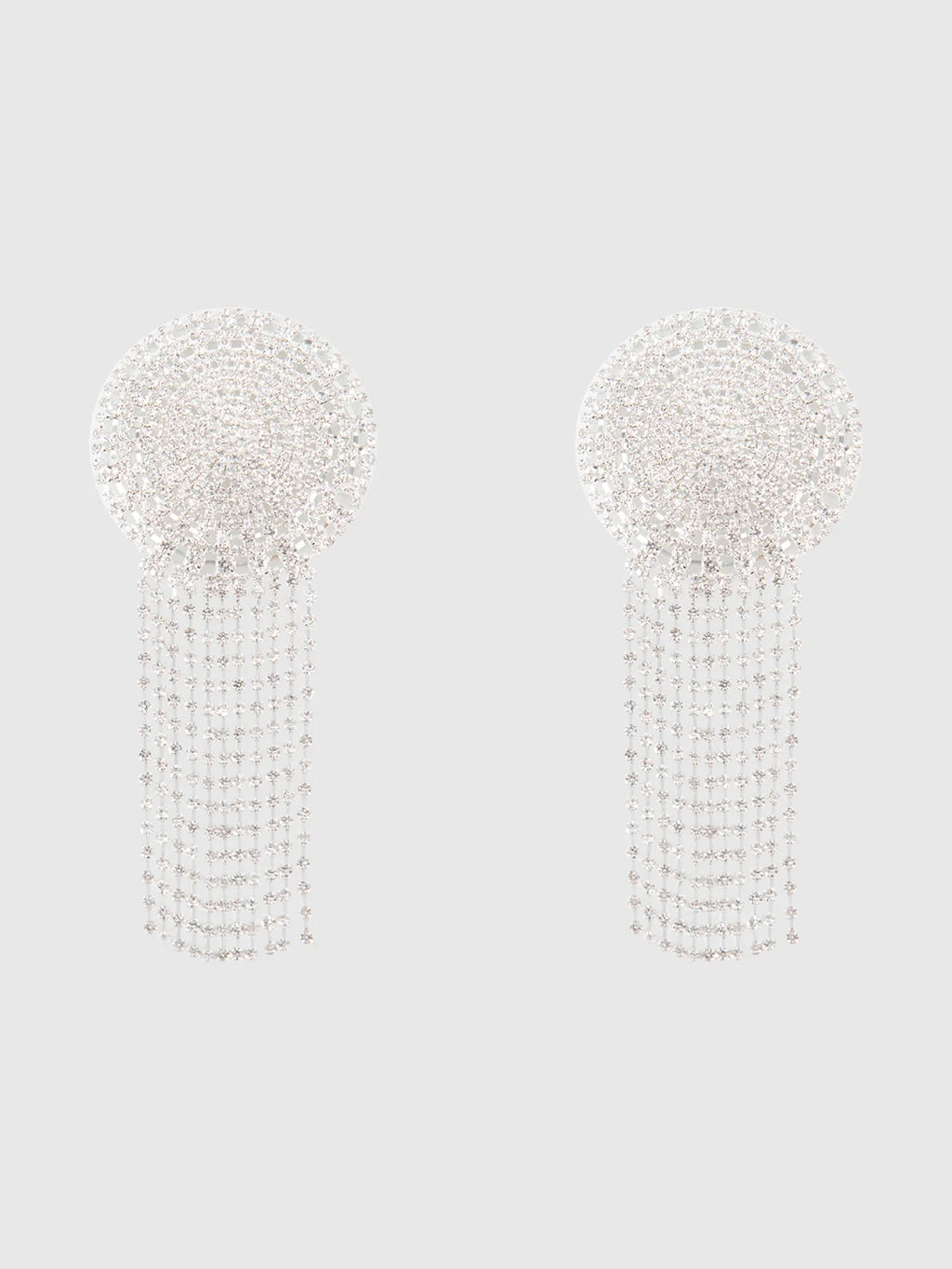Intricate Rhinestone Fringe Pasties