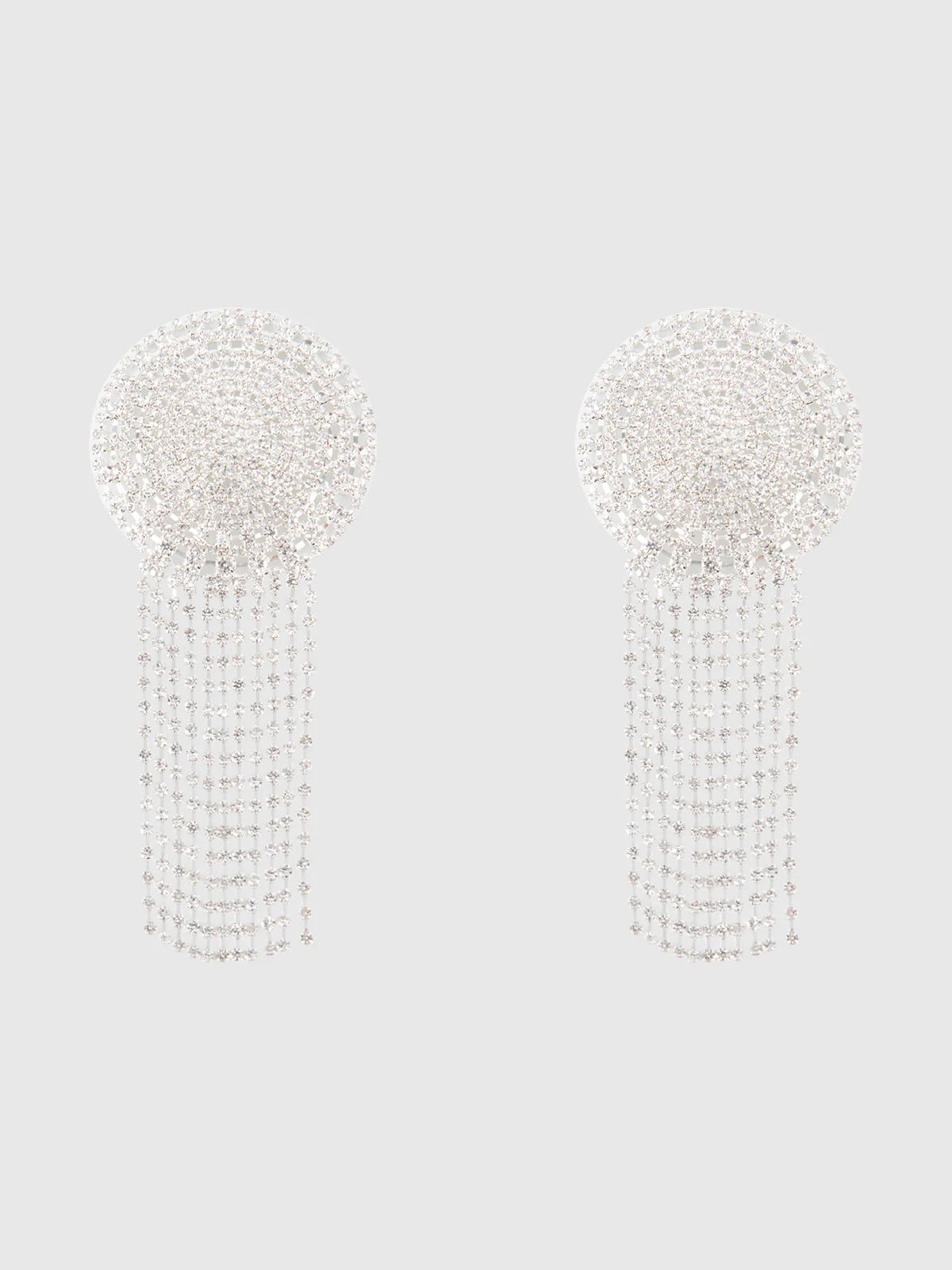 Intricate Rhinestone Fringe Pasties