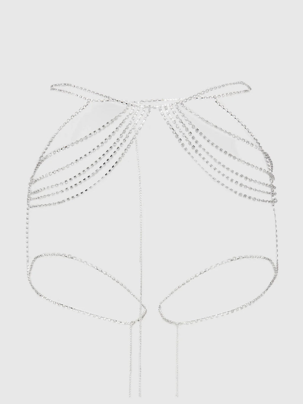Bellvian™ Eclipse Chain Garter & Thong - body chain