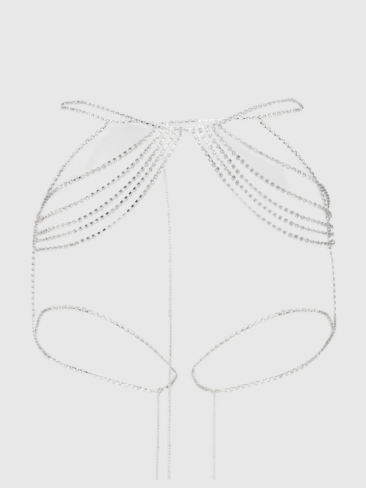 Bellvian™ Eclipse Chain Garter & Thong - body chain