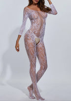 Amelia Crotchless Bodystocking