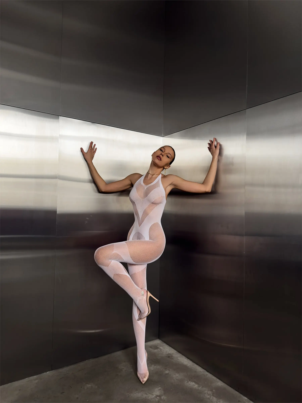 Bellvian™ Rhinestone Bodystocking