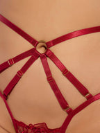 Bellvian™ Rosalie Embroidered Lace Strappy Backless Tanga