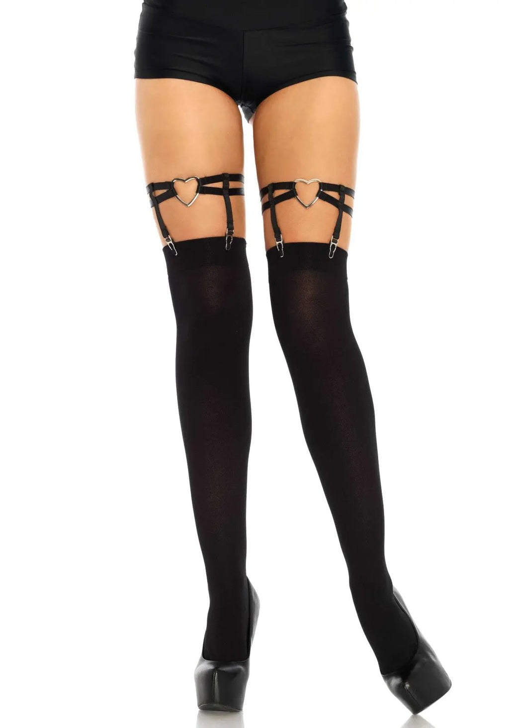 Bellvian™ Dual Strap Garter Suspender with Heart