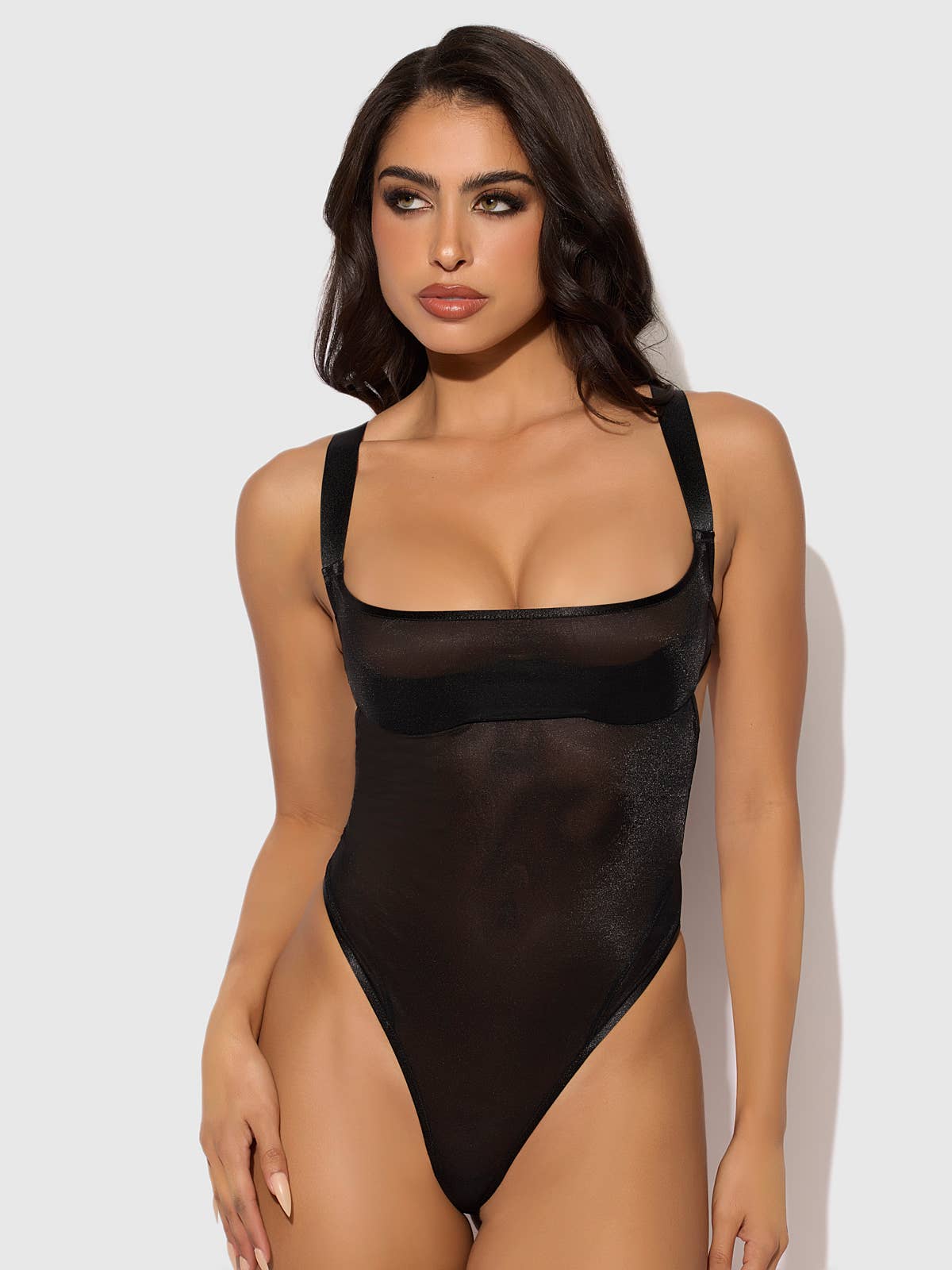 Bellvian™ Yvone Shimmer Mesh Bodysuit
