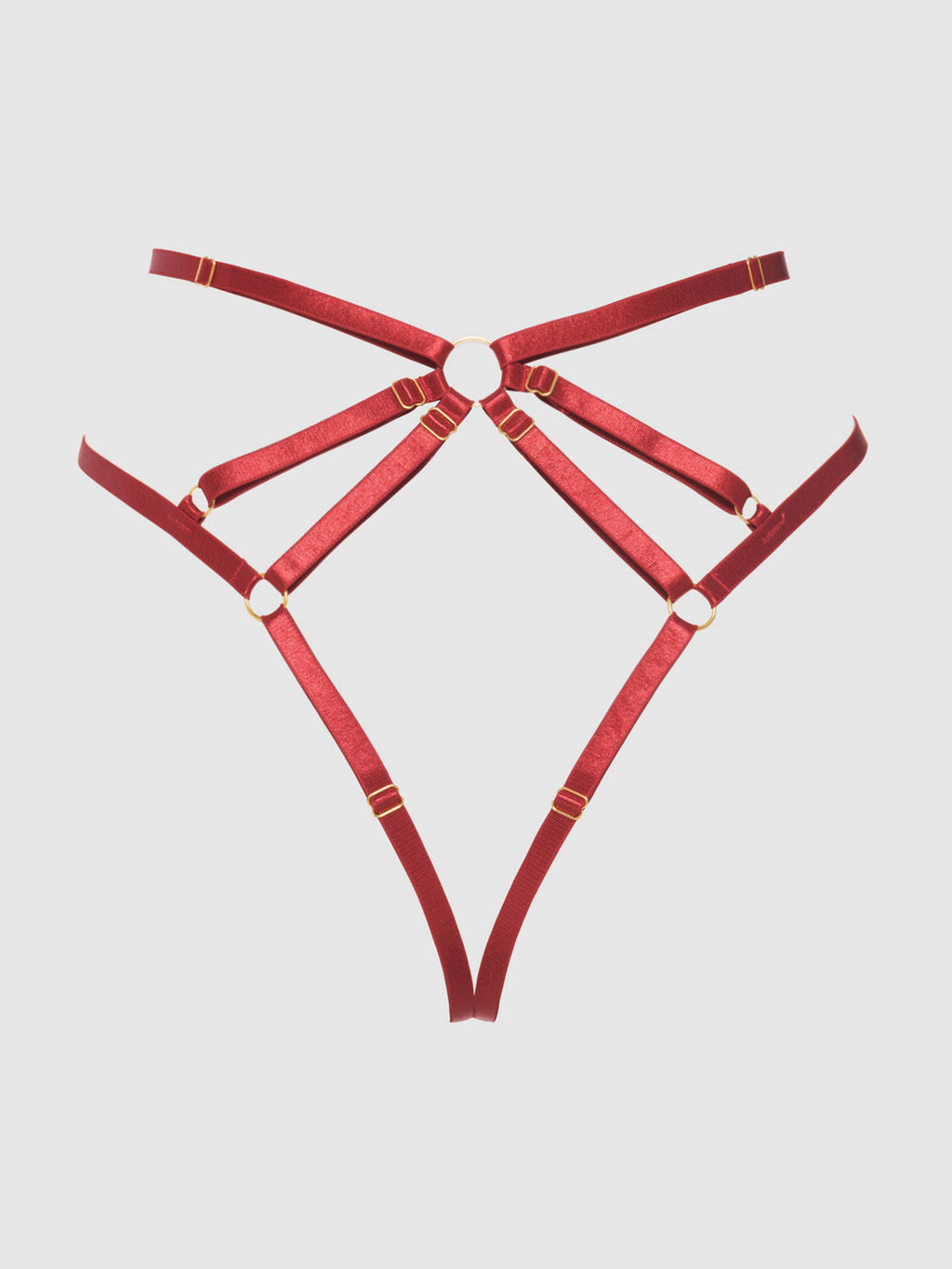 Bellvian™ Rosalie Embroidered Lace Strappy Backless Tanga