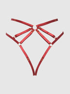 Bellvian™ Rosalie Embroidered Lace Strappy Backless Tanga