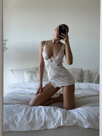 Bellvian™ Lucia Satin Babydoll Set