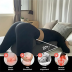 Bellvian™ Infographic highlighting the 27-degree incline for optimal spinal alignment and pressure relief during use.