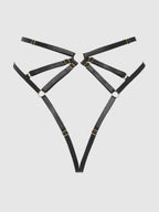 Bellvian™ Rosalie Embroidered Lace Strappy Backless Tanga