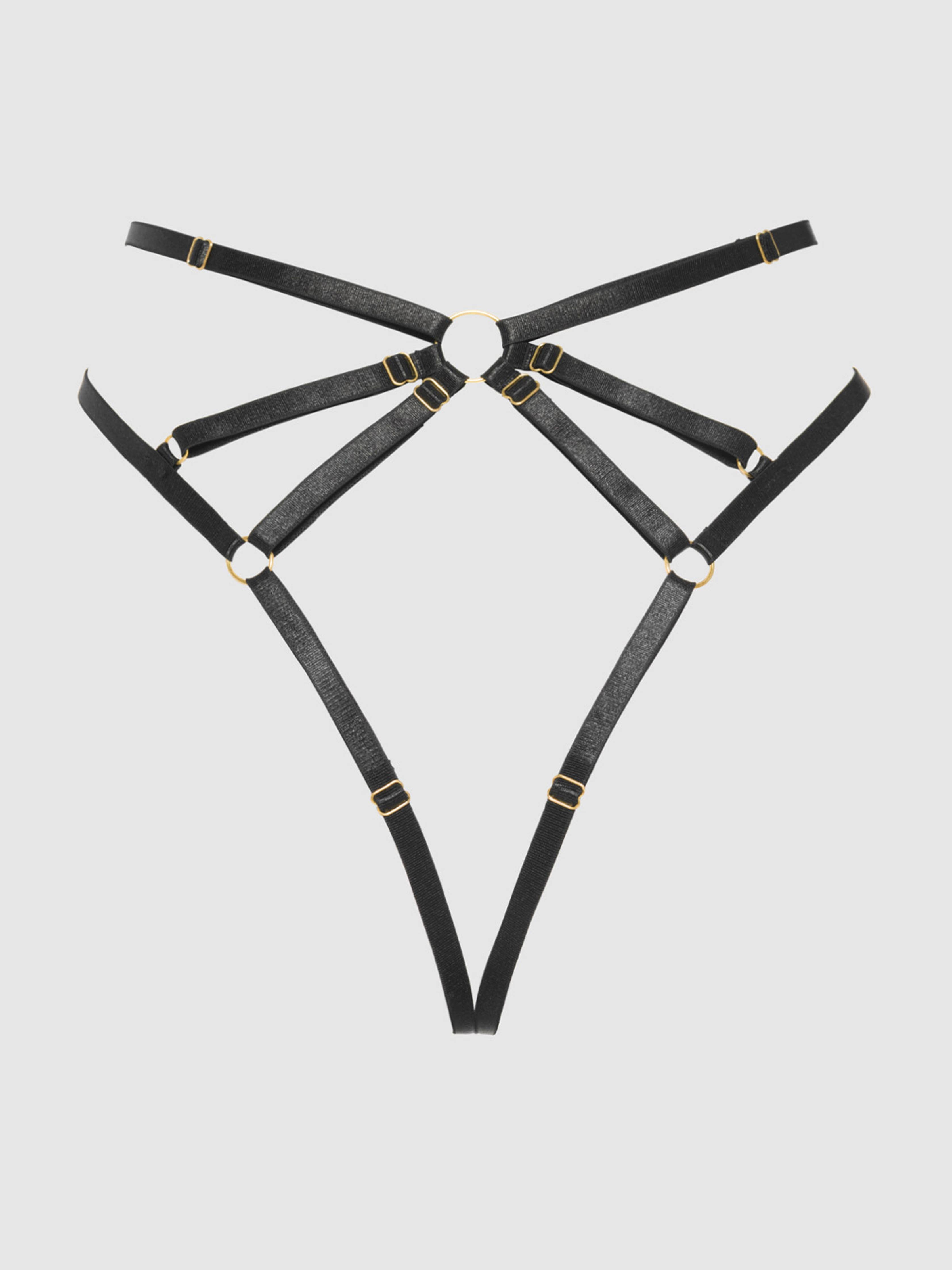 Bellvian™ Rosalie Embroidered Lace Strappy Backless Tanga