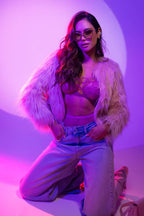 Floral Fishnet Two Piece Set