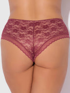 Caitlin Lace Cheeky With Mesh Lining