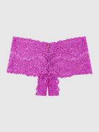 Bella Lace Crotchless Cheeky Panty