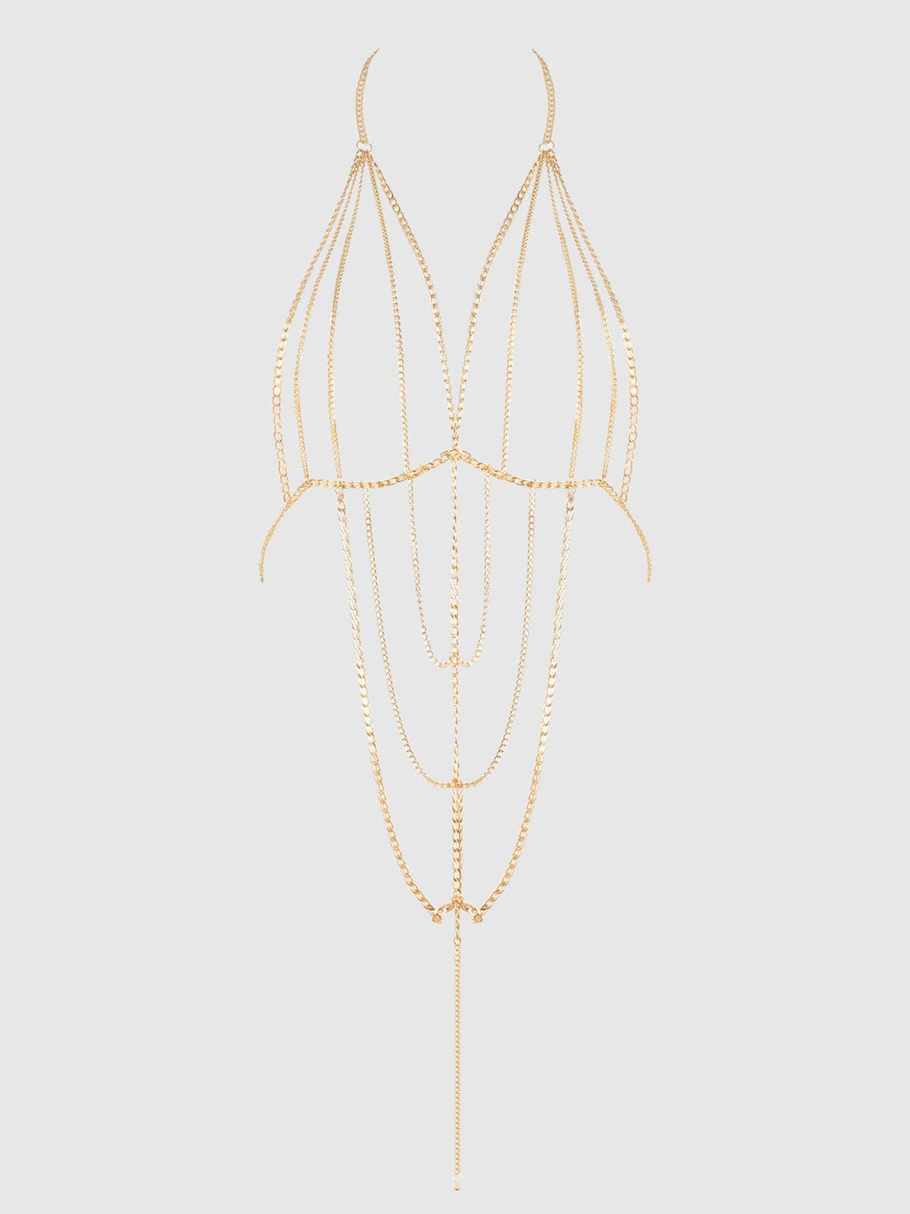 Deep V-Plunge Chain Teddy