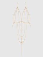 Deep V-Plunge Chain Teddy