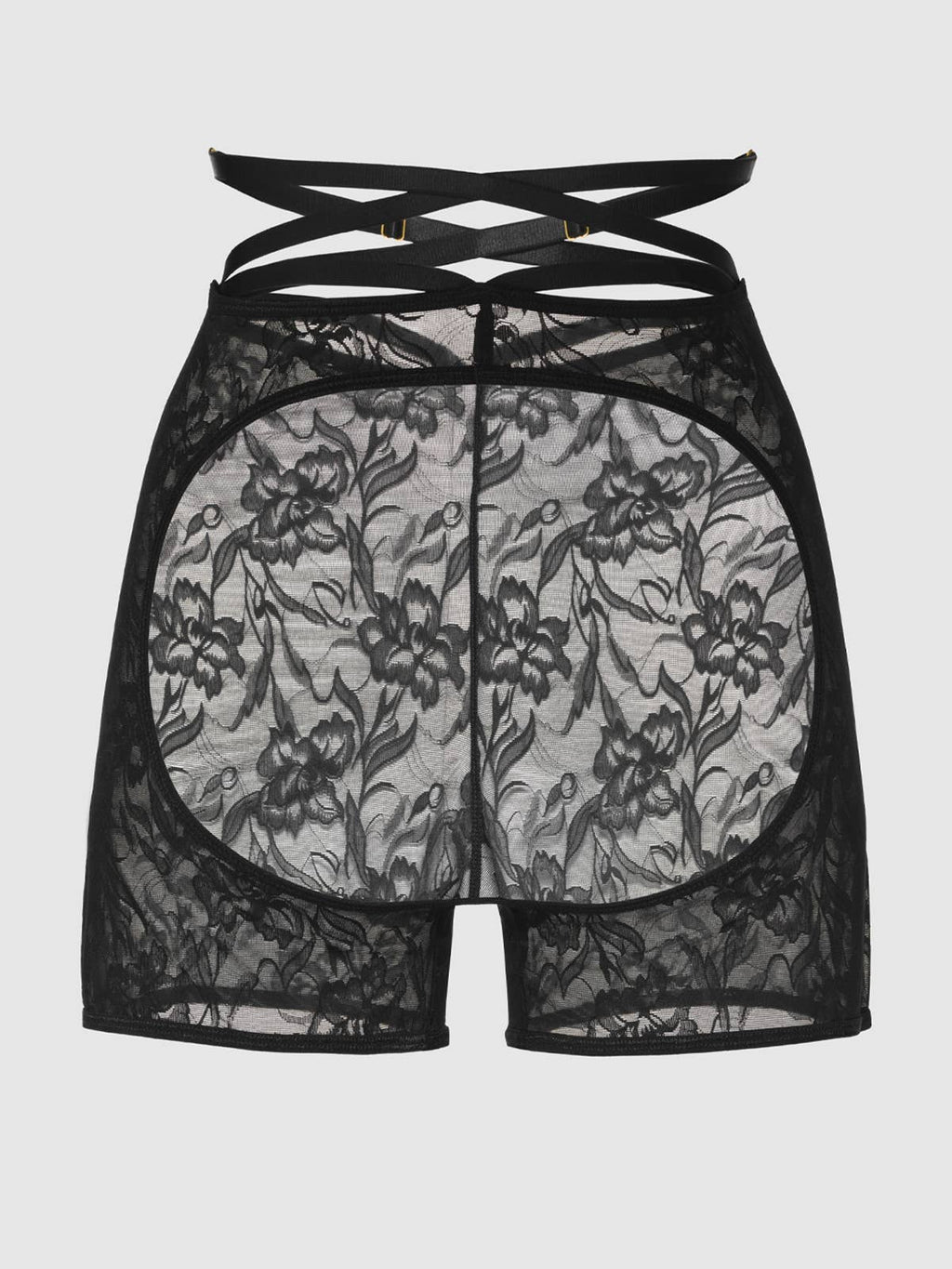Flora Backless Lace Bikeshort