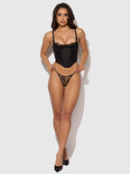 Jocelyn Lace Underwire Bustier & G-String Set