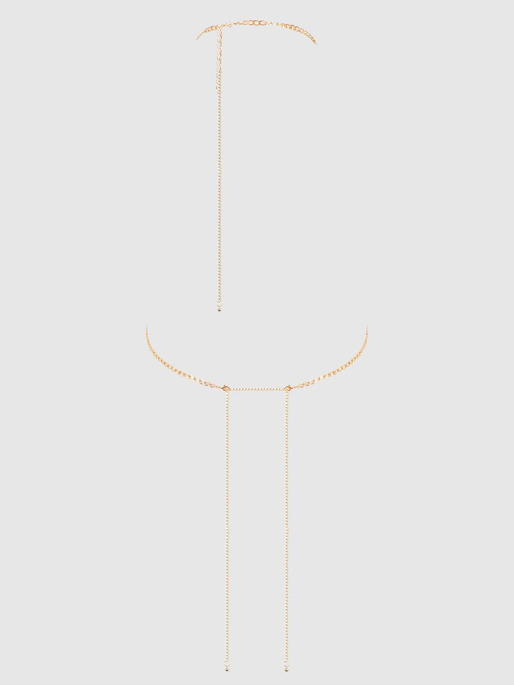 Deep V-Plunge Chain Teddy