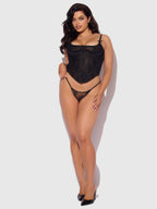 Jocelyn Lace Underwire Bustier & G-String Set