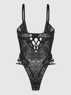 Flora Strappy Lace Teddy