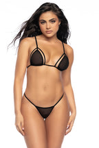 Florata Cage Bra and Garter Set