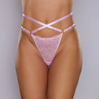 Bellvian™ Cherished Lace And Mesh Thong