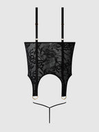 Flora Lace Bustier & G-String Set