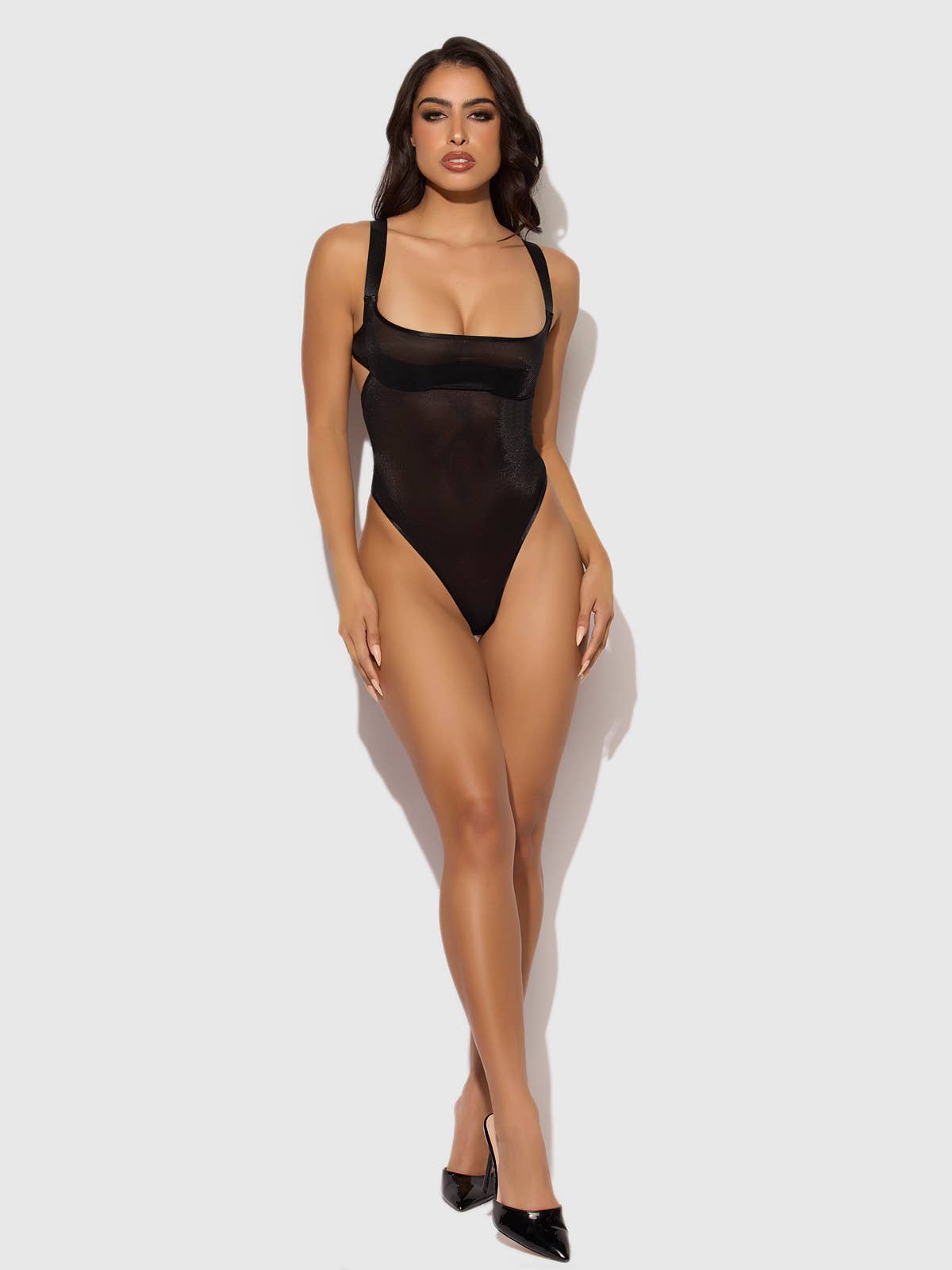Bellvian™ Yvone Shimmer Mesh Bodysuit