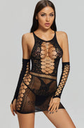 Bellvian™ Criss Cross Fishnet Dress