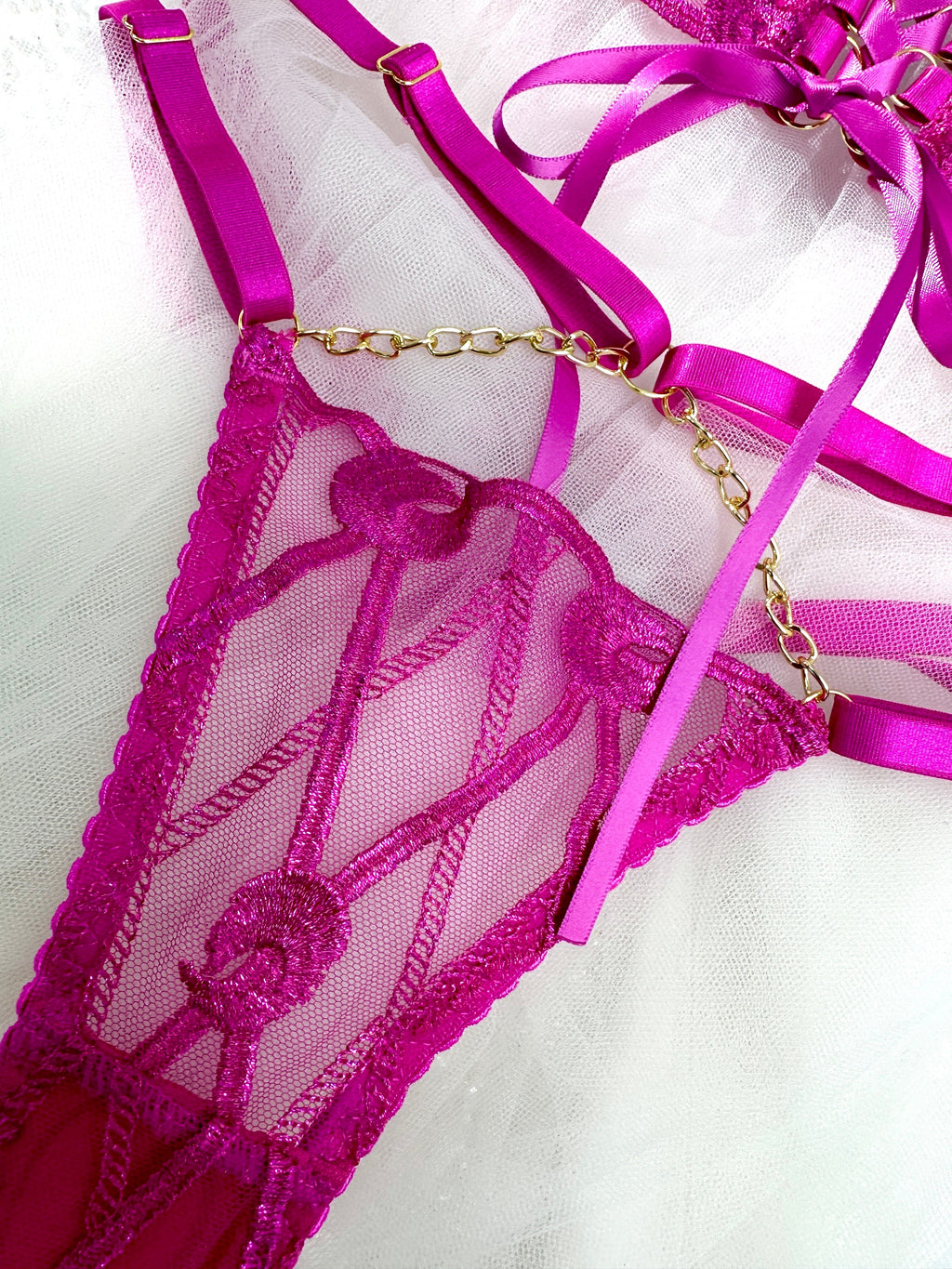 Adriana Rose Pink Adjustable Set