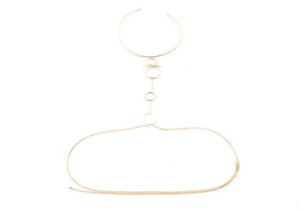 Glamorous Night Body Chain Necklace