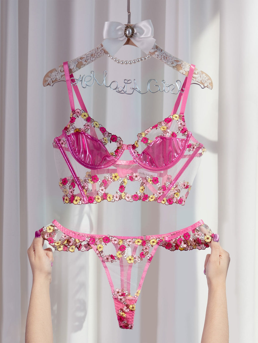 Amelia Petal Lingerie Set