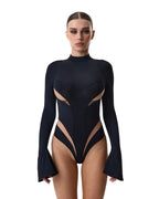 LacyNighty™ Body Microfiber Black