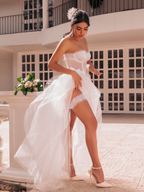 Dolce Bianca Bustier Set