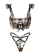 Diana Black Sculpting Body Lingerie Set