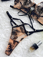 Diana Black Sculpting Body Lingerie Set