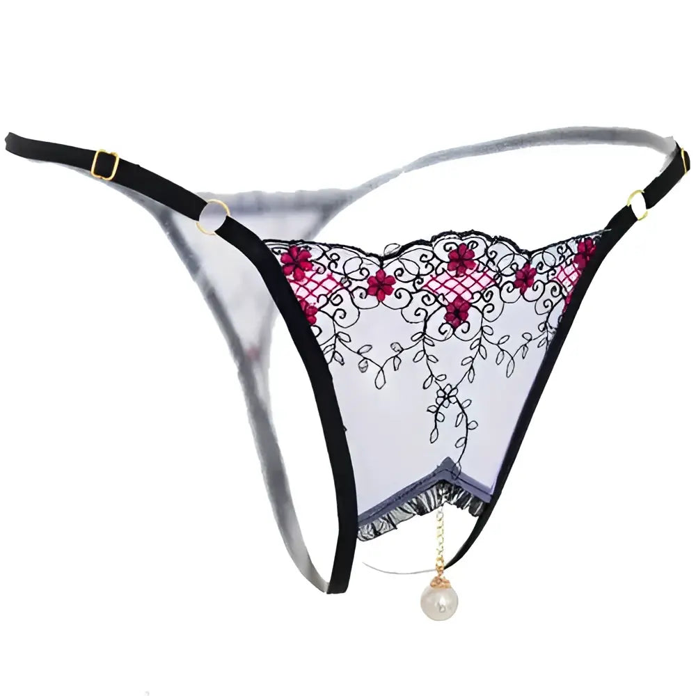 Bellvian™ Never Get Your Attention Crotchless G-String - Panties