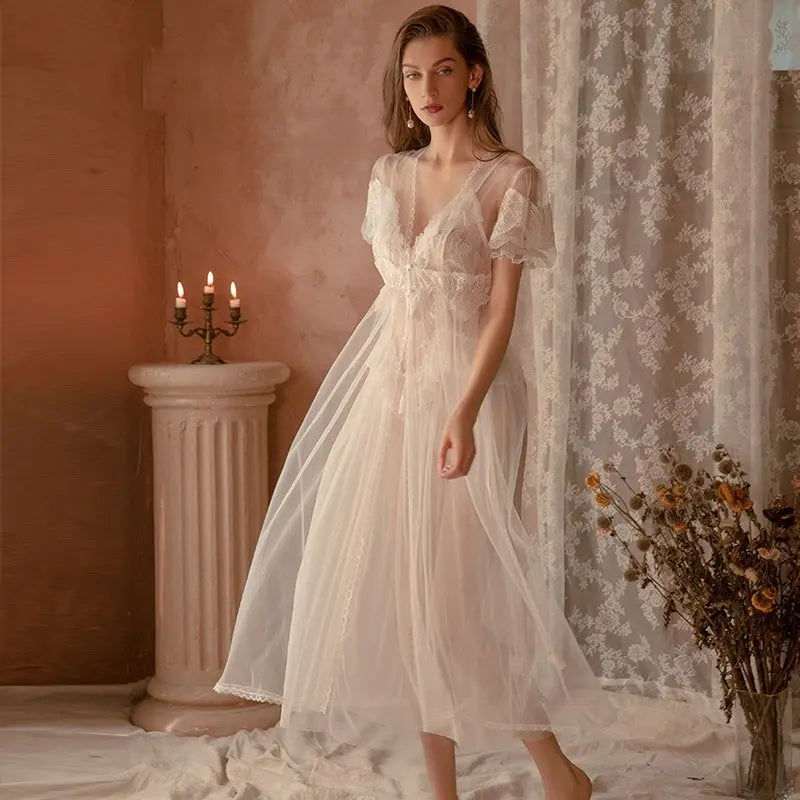 Bellvian™ Paint My Love Nightdress - Sleeping Wear