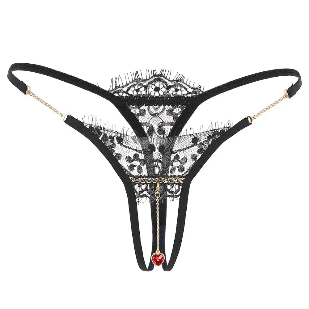 Bellvian™ Never Get Your Attention Crotchless G-String - Panties