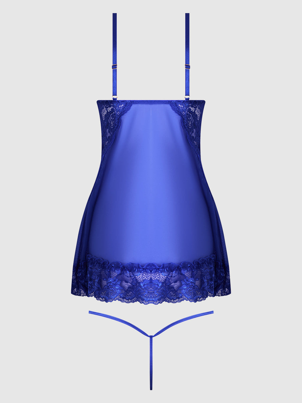 HARLOW LACE & MESH BABYDOLL & G-STRING SET