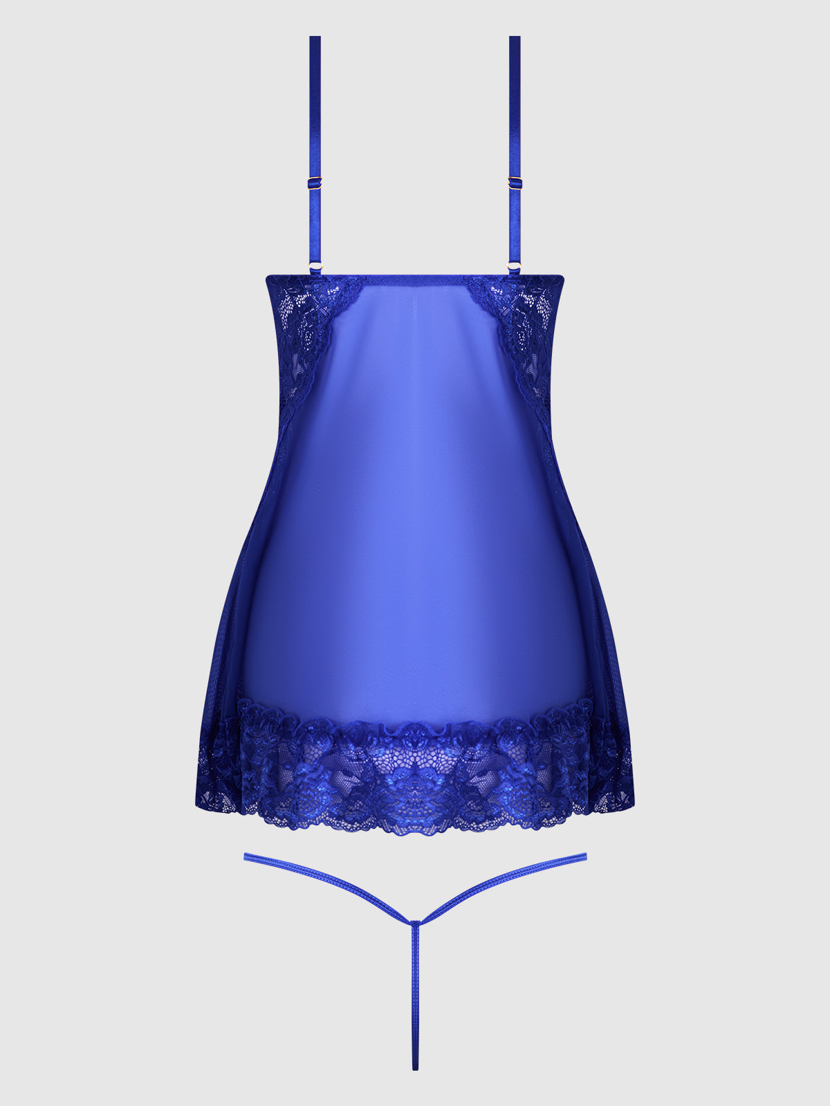 HARLOW LACE & MESH BABYDOLL & G-STRING SET