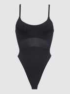 KATRINA MICRO & MESH HIGH HIP SHAPING BODYSUIT