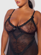 KIKI LACE BABYDOL & G-STRING SET