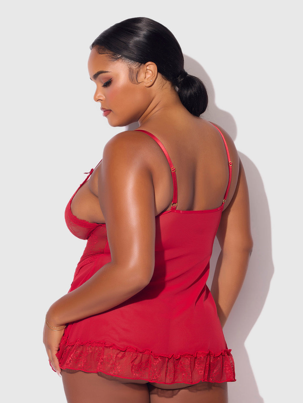 KIKI LACE BABYDOL & G-STRING SET