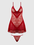 KIKI LACE BABYDOL & G-STRING SET