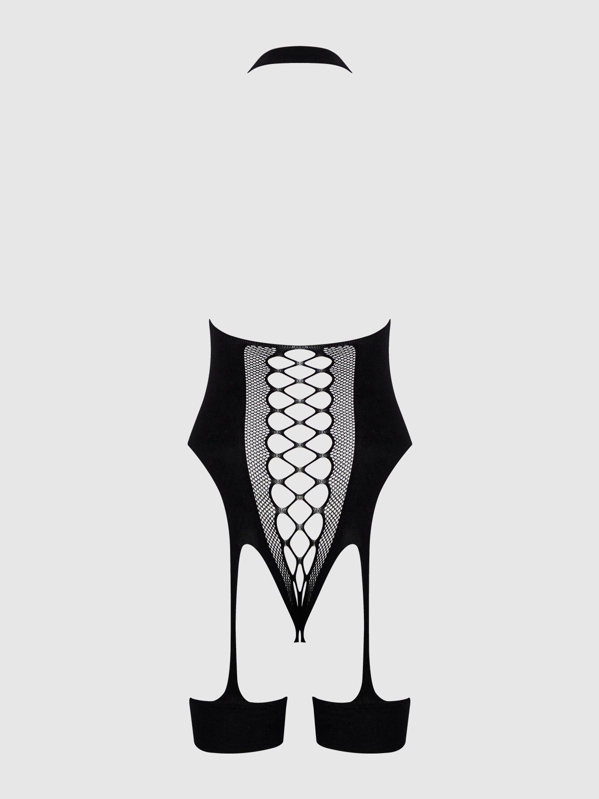 HALTER NECK & GARTERED TEDDY BODYSTOCKING