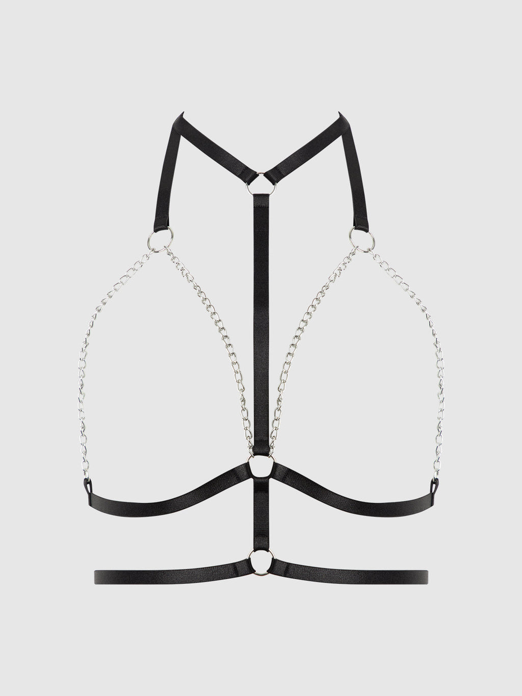 CHAIN & ELASTIC DOUBLE HARNESS TOP